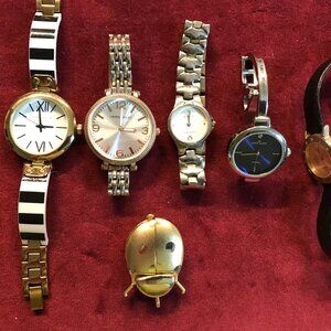 SOLD on EBAY  BUndle 6 Vintage  women's watches ANNE KLEIN  Laura Ashley